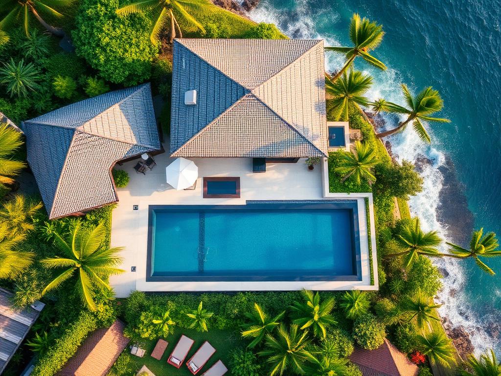 Tropisch zwembad Phuket